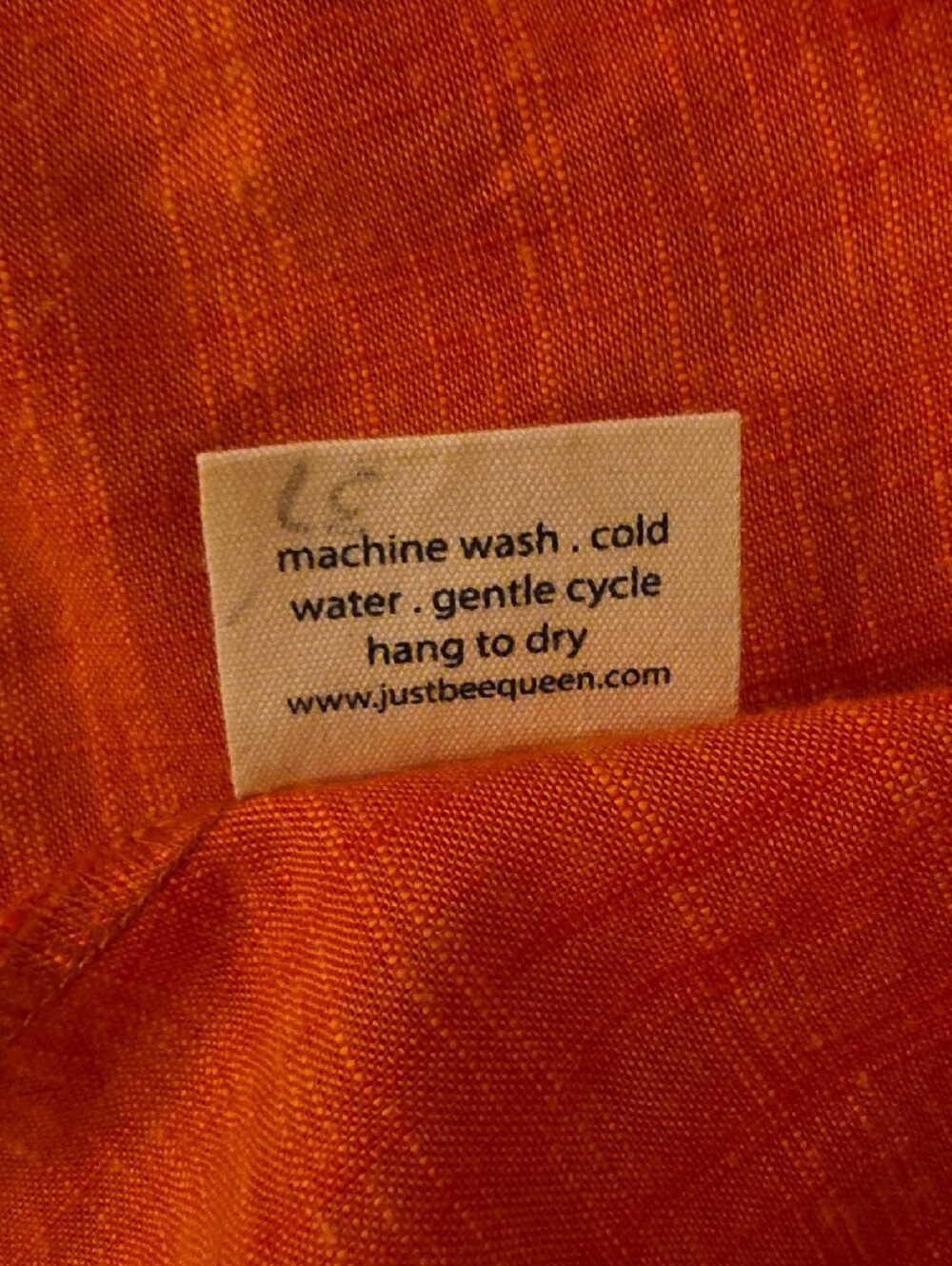 Just Bee Queen Ruched Asymmetric High-Low Skirt in Orange size XS like new - Picture 8 of 8